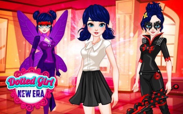 Dotted Girl New Era: Superheroine Dress Up Game