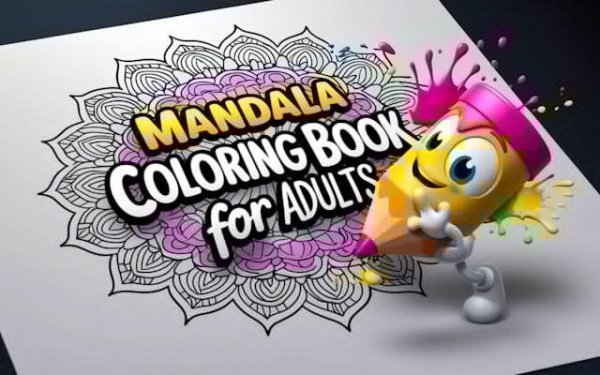 Mandala Coloring Book for Adults - Relaxing Art Game