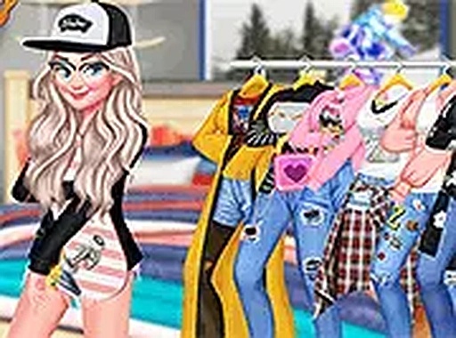 Princesses Sk8ter Girls Dress Up Game