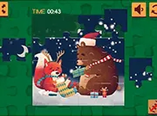 Merry Christmas Puzzles Online Game