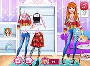 Princess Yearly Seasons Hashtag Challenge Dress-Up Game Online Fashion Game
