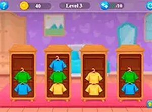 The Closet Color Sort Puzzle Online Game - Puzzle Game