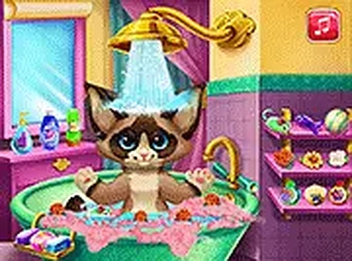 Kitten Bath Online Game