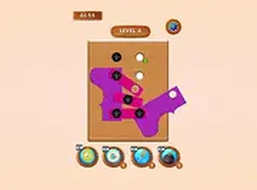 Wood Nuts and Bolts Screw Puzzle Online Game