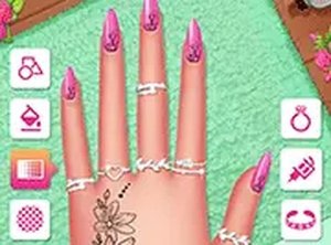 Celebrity Spring Manicure Design Makeover Game
