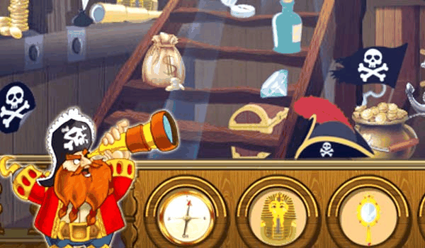 Hidden Objects Pirate Adventures Online Game